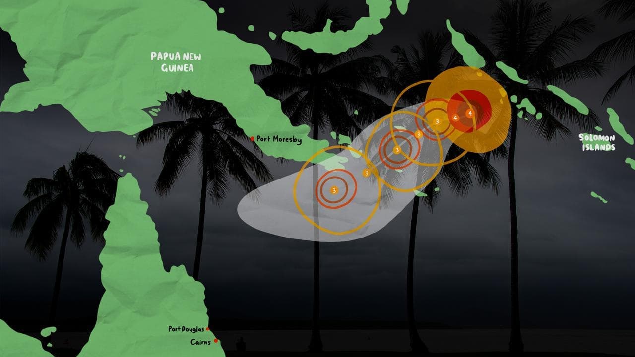 Cat-five Maila set to weaken before Queensland crossing