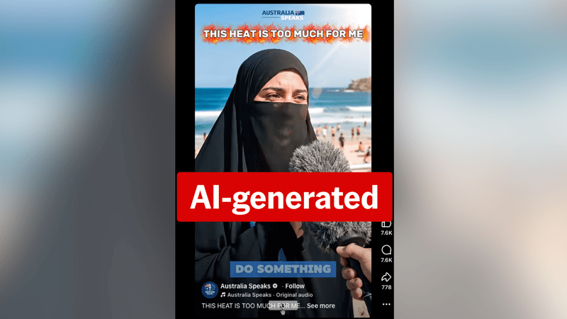 AI glitches expose fake videos of Muslims complaining about Australia