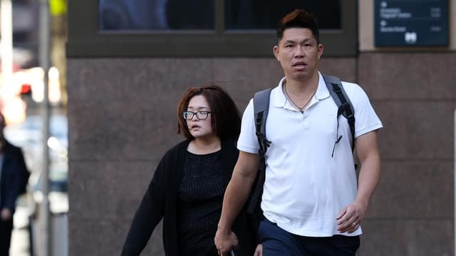'Blood streaming' on face after alleged slave beatings