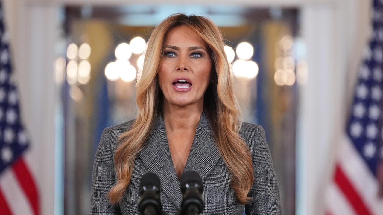 Melania Trump raises Epstein, denies any connection