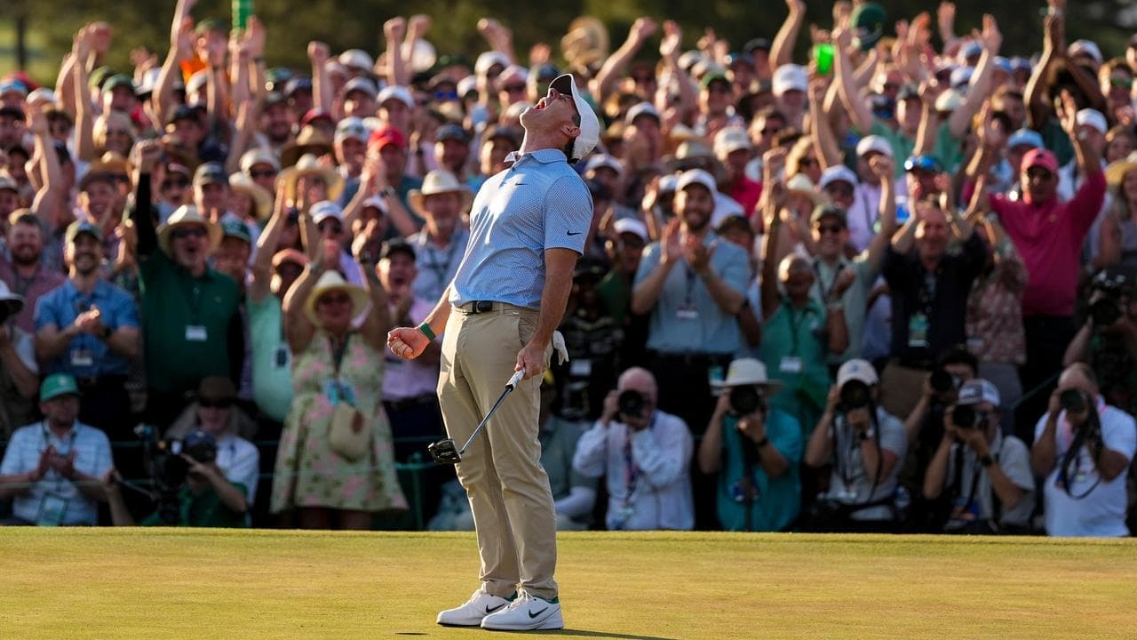 McIlroy joins legends with back-to-back Masters wins