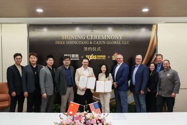 Church's Texas Chicken® and Texas Chicken™ Enter China with Landmark 600-Restaurant Agreement