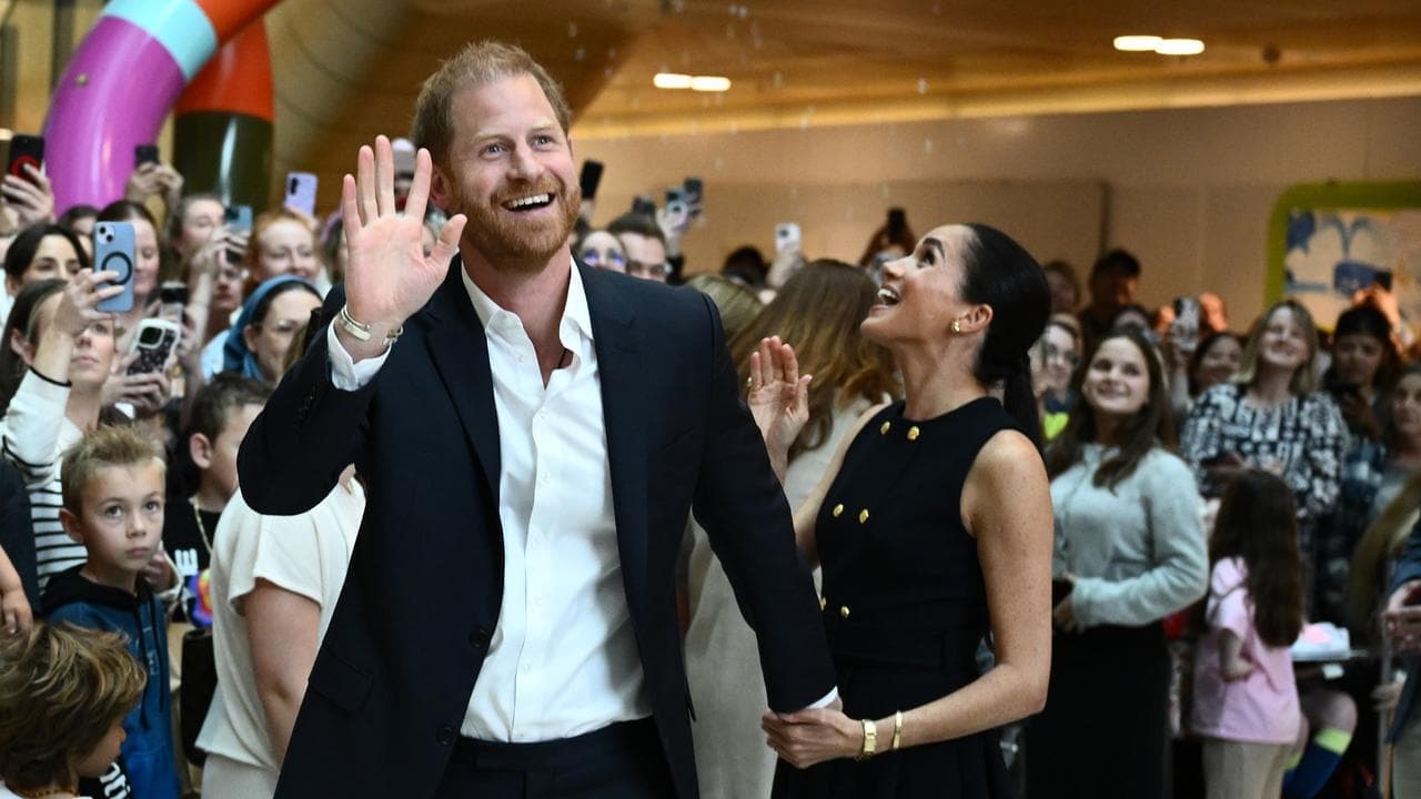 First look: hospital visit kicks off Harry, Meghan tour