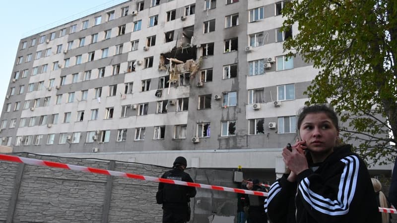 Russian missiles target civilians in Ukrainian capital