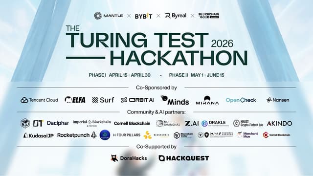 Mantle Unites Global AI, Tech, and Youth Communities for Its Largest AI Hackathon, Backed by Tencent Cloud, Bybit, Byreal, and Blockchain for Good Alliance