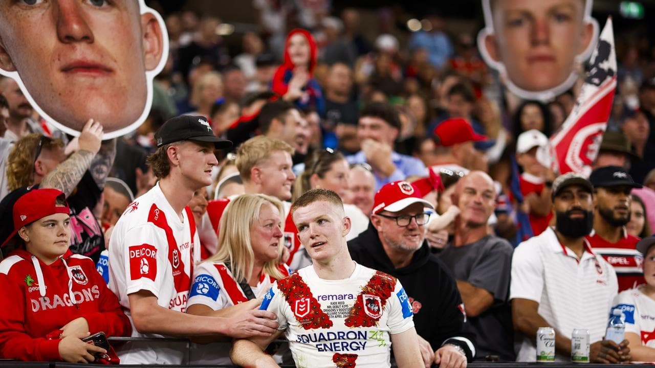 'Proud of him': Reed to hold Dragons' halfback jersey