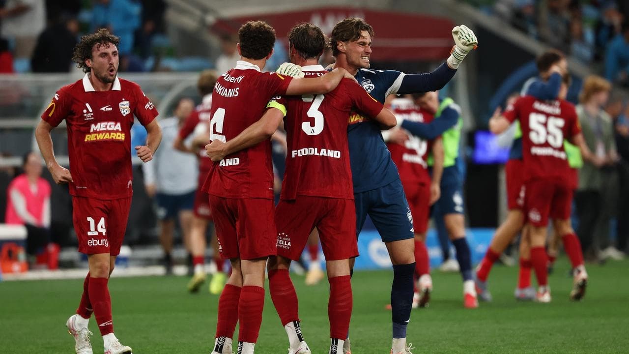 Striker seals second spot for Adelaide before red card