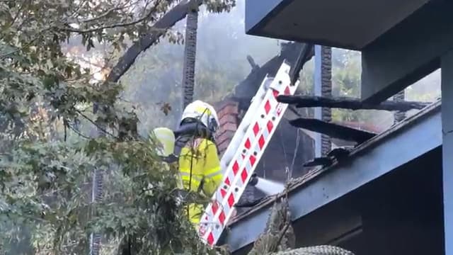 Survivors leave hospital after inferno killed children