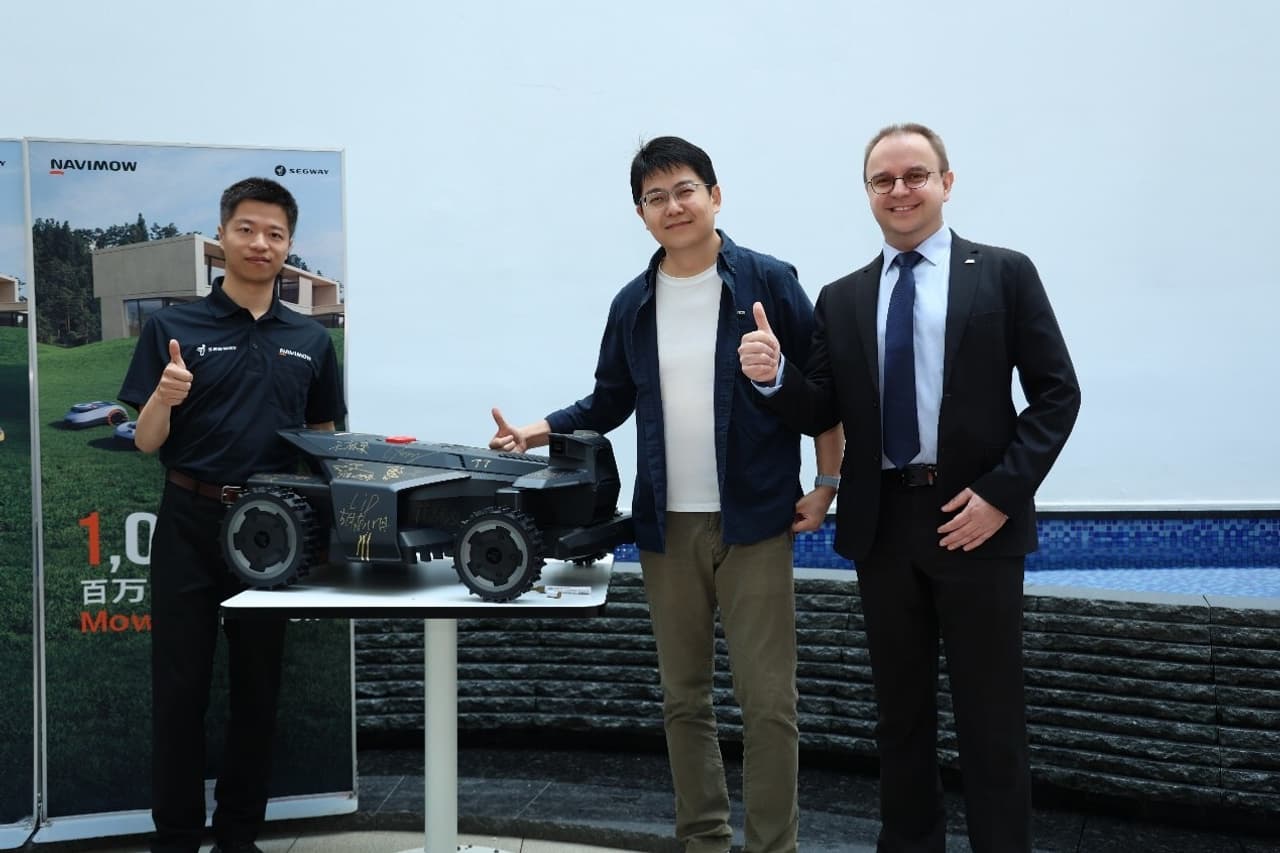 Segway Navimow Reaches 1 million Units in Global Cumulative Mass Production