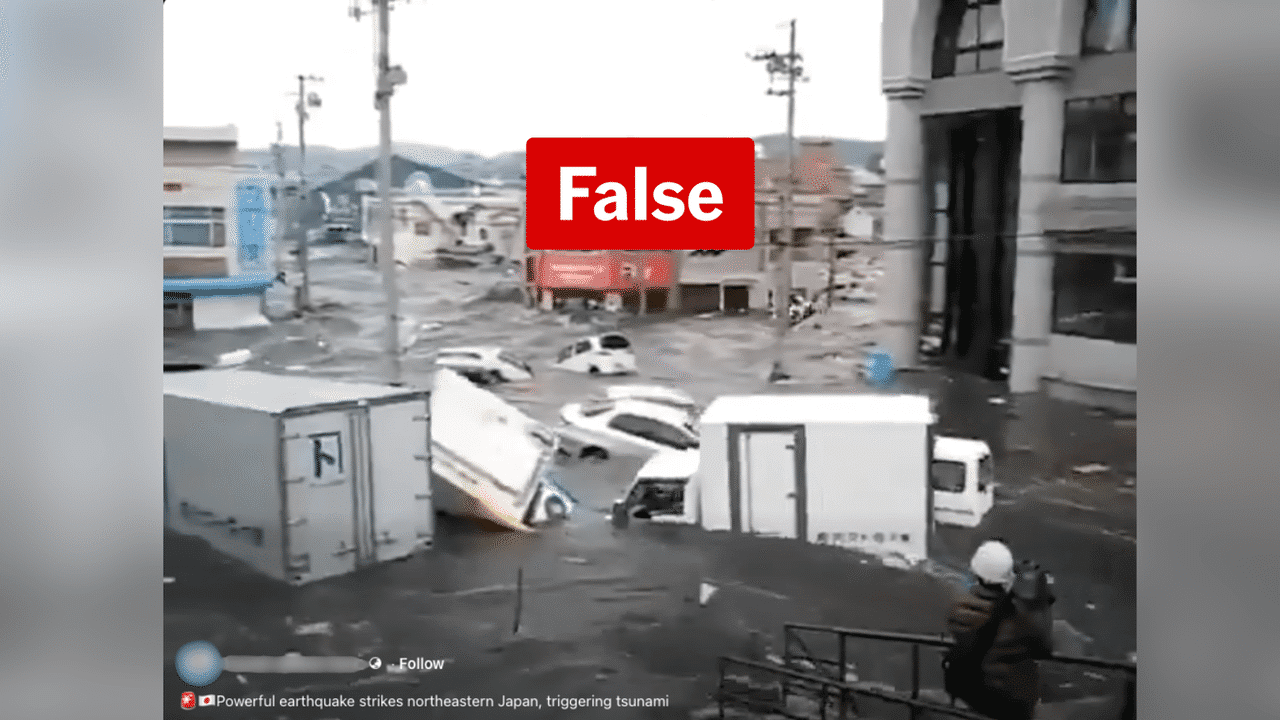Old Japan disaster videos recycled after recent earthquake