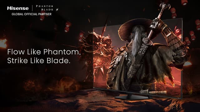 Hisense Partners with Phantom Blade Zero to Showcase Next-Gen RGB Gaming Experience