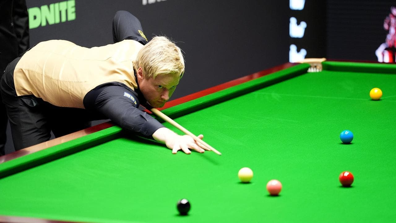Robertson's hopes of a world semi-final berth snookered