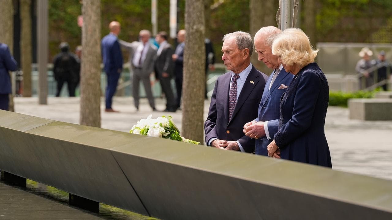 King commemorates 9/11 victims in New York visit