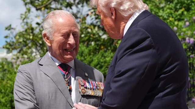 King bids farewell to Trump as US state visit ends