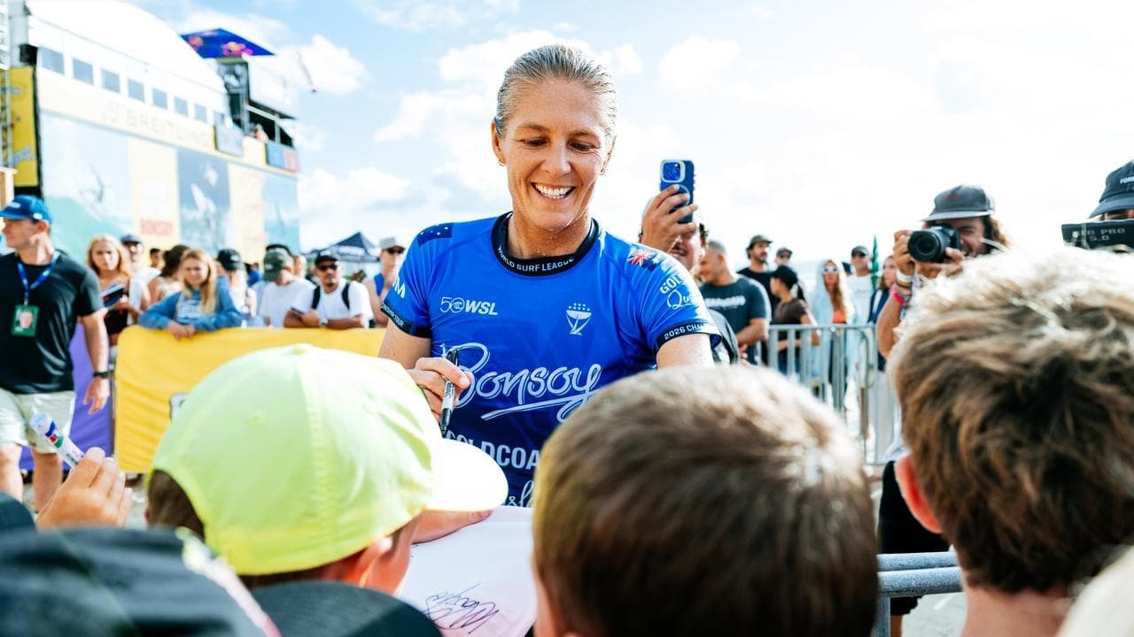 Aussie great Gilmore delivers at home surf break