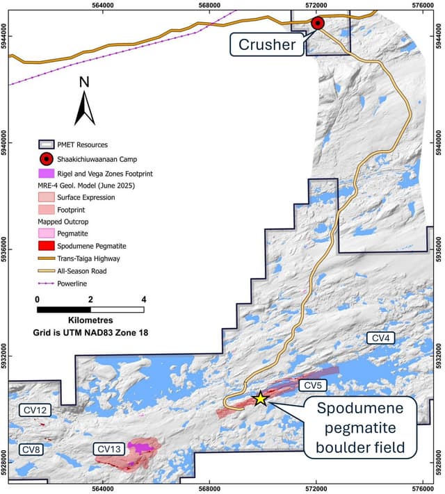 PMET Produces High Recovery (89%) and High Grade Spodumene Concentrate (6.1% Li2O) from Innovative CV5 Sample and DMS Pilot Program