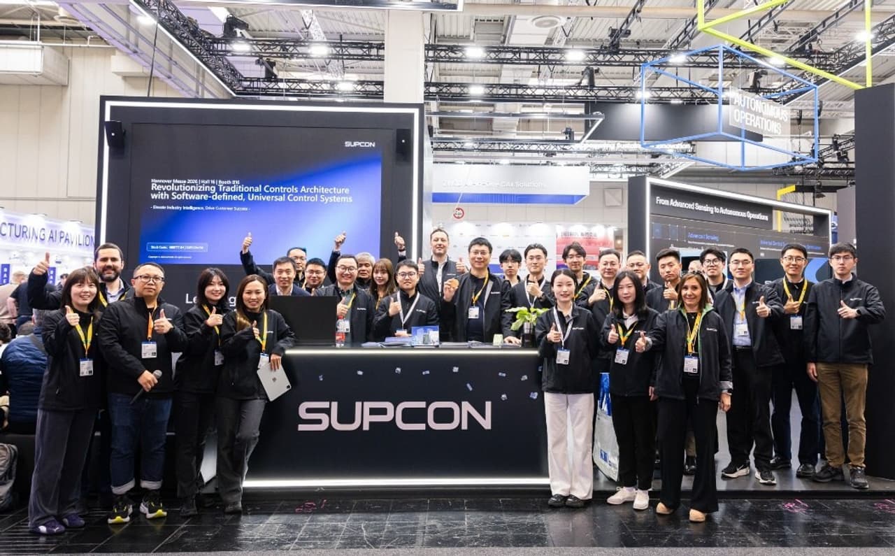 SUPCON Showcases the Path to Autonomous Operations with Software-defined Controls, Large Industrial AI models and Agentic AI Platforms at Hannover Messe 2026