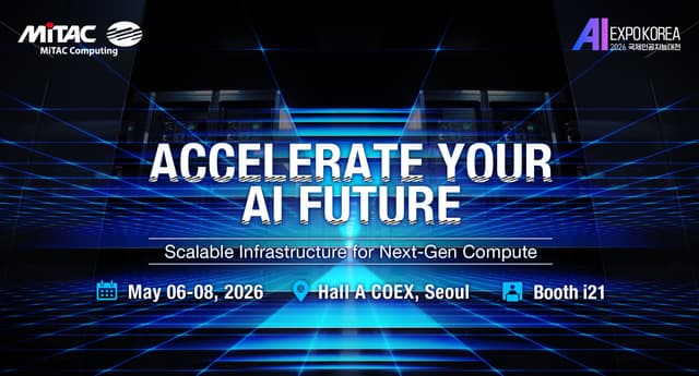 MiTAC Computing Accelerates AI Innovation at AI Expo Korea 2026