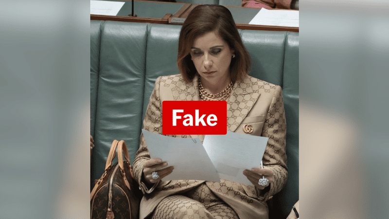 Govt minister targeted in AI-generated designer outfit smear