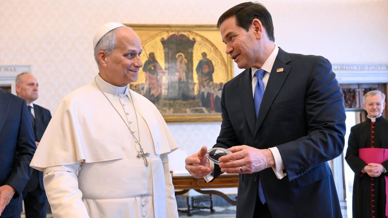 Rubio meets Pope Leo amid tensions with Trump