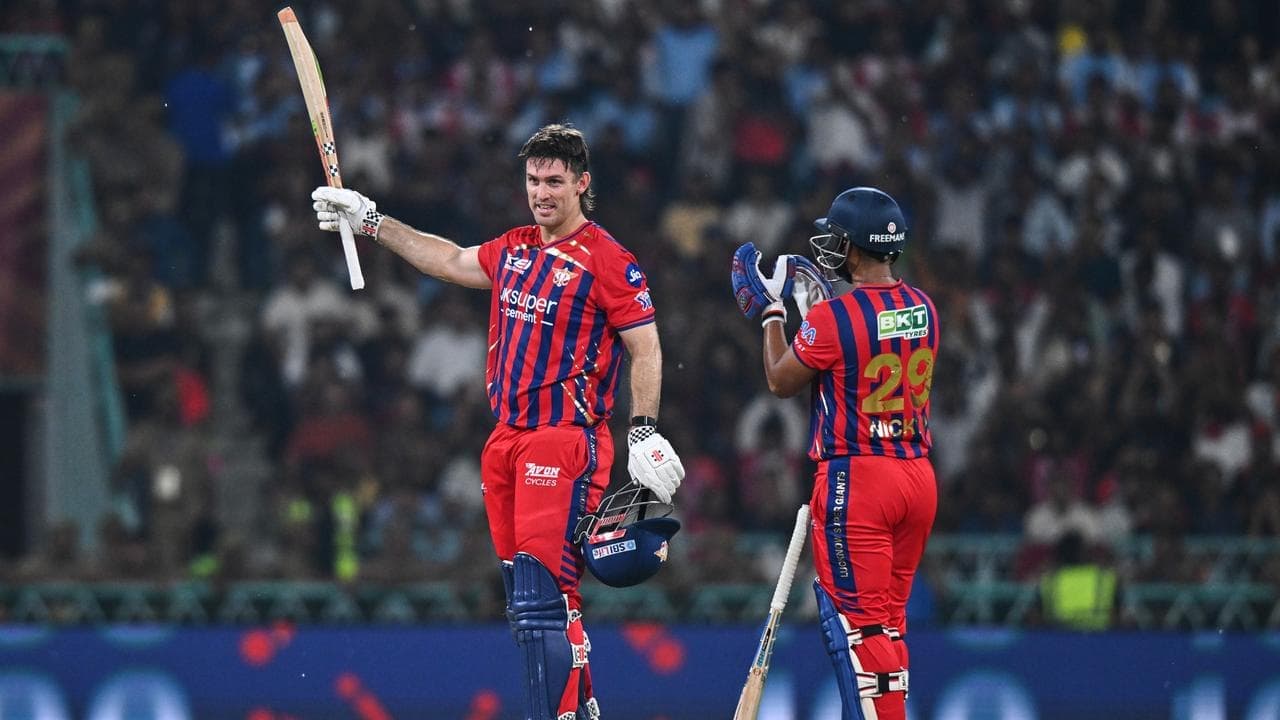 Booming 'Bison' back: Marsh finds form with IPL ton