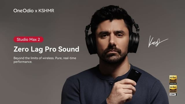 OneOdio Partners with Global DJ KSHMR to Launch Studio Max 2: Redefining Wireless Professional Audio
