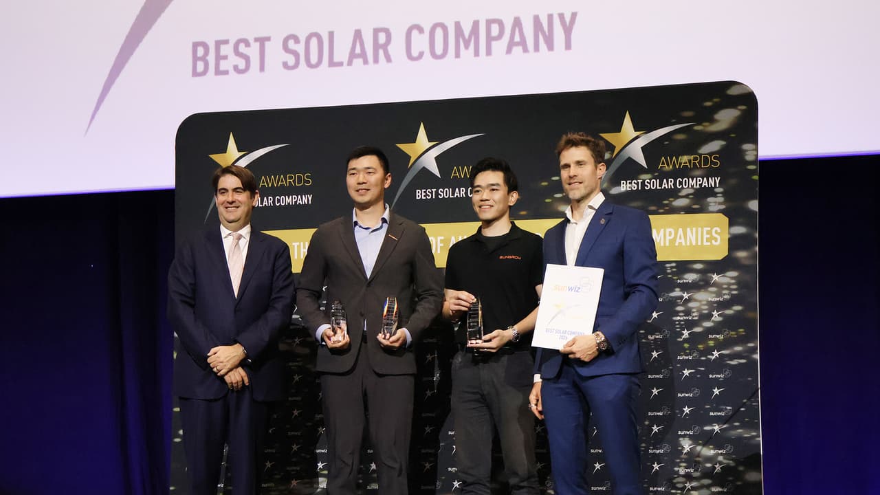 Sungrow Achieves Three No.1 Rankings in the 2026 SunWiz Awards