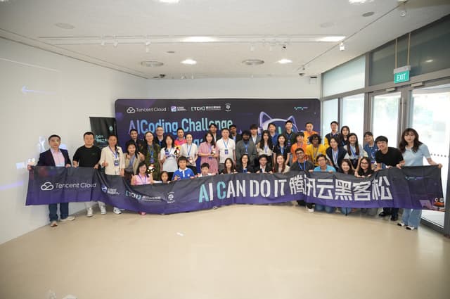 AI For Good: Tencent Cloud Empowers Youths to Build What Matters at the "AI Coding Challenge" in Singapore
