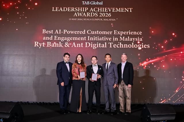 Ant Digital Technologies and Ryt Bank Win Best AI-Powered Customer Experience Award in Malaysia