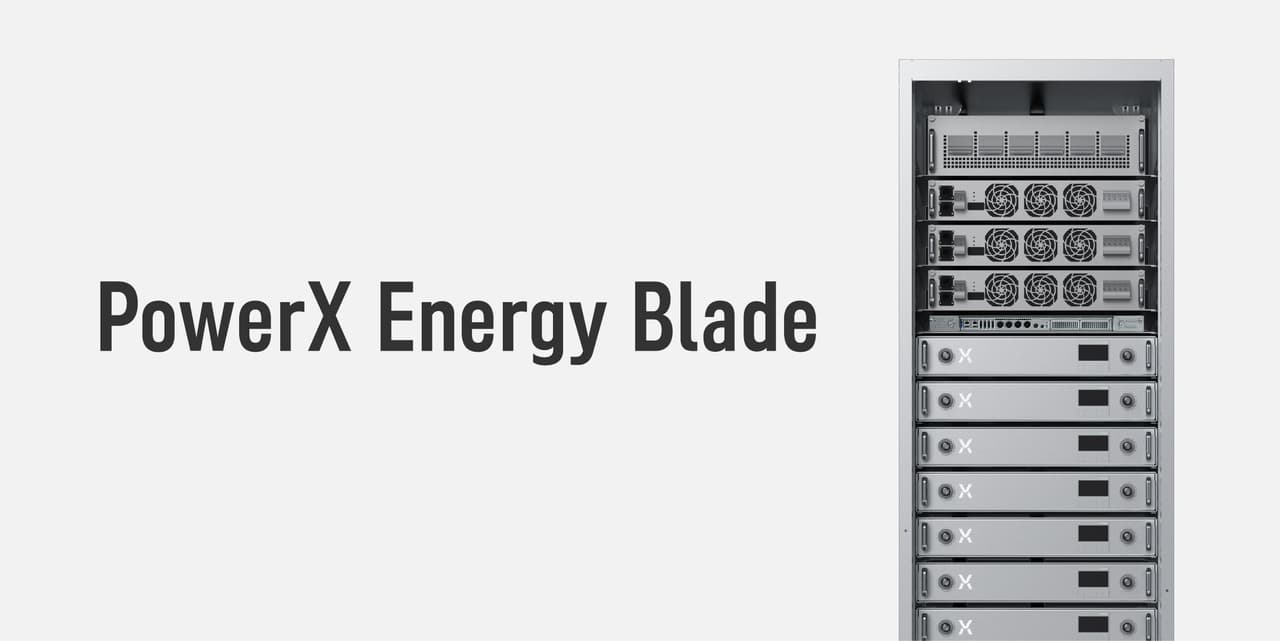 PowerX Unveils "PowerX Energy Blade," a Rack-Mounted Battery Energy Storage System for Data Centers