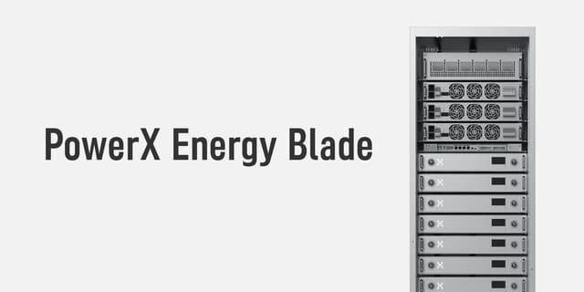 PowerX Unveils "PowerX Energy Blade," a Rack-Mounted Battery Energy Storage System for Data Centers