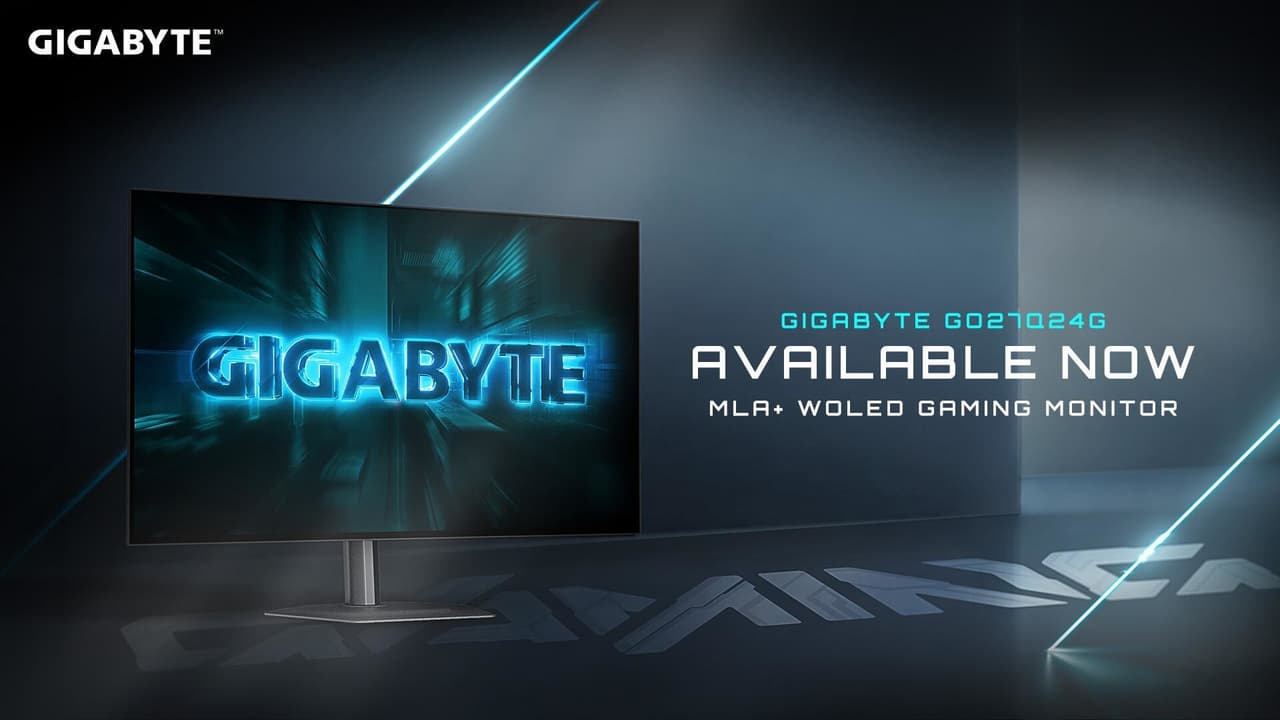 GIGABYTE Announces Availability of 27" QHD 240Hz WOLED Gaming Monitor for Competitive Play