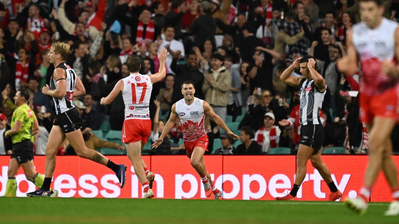 Grundy stars as Swans overtake Magpies in thriller