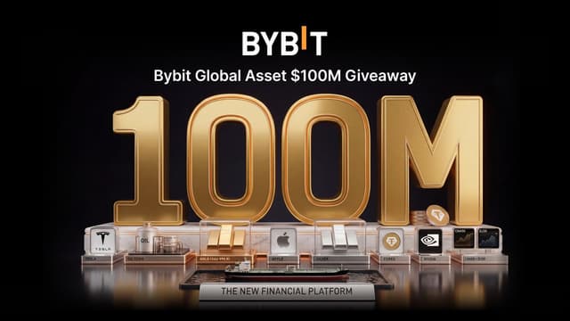 Bybit Unites Crypto and Traditional Finance in $100M RWA Giveaway Across +400 Global Assets