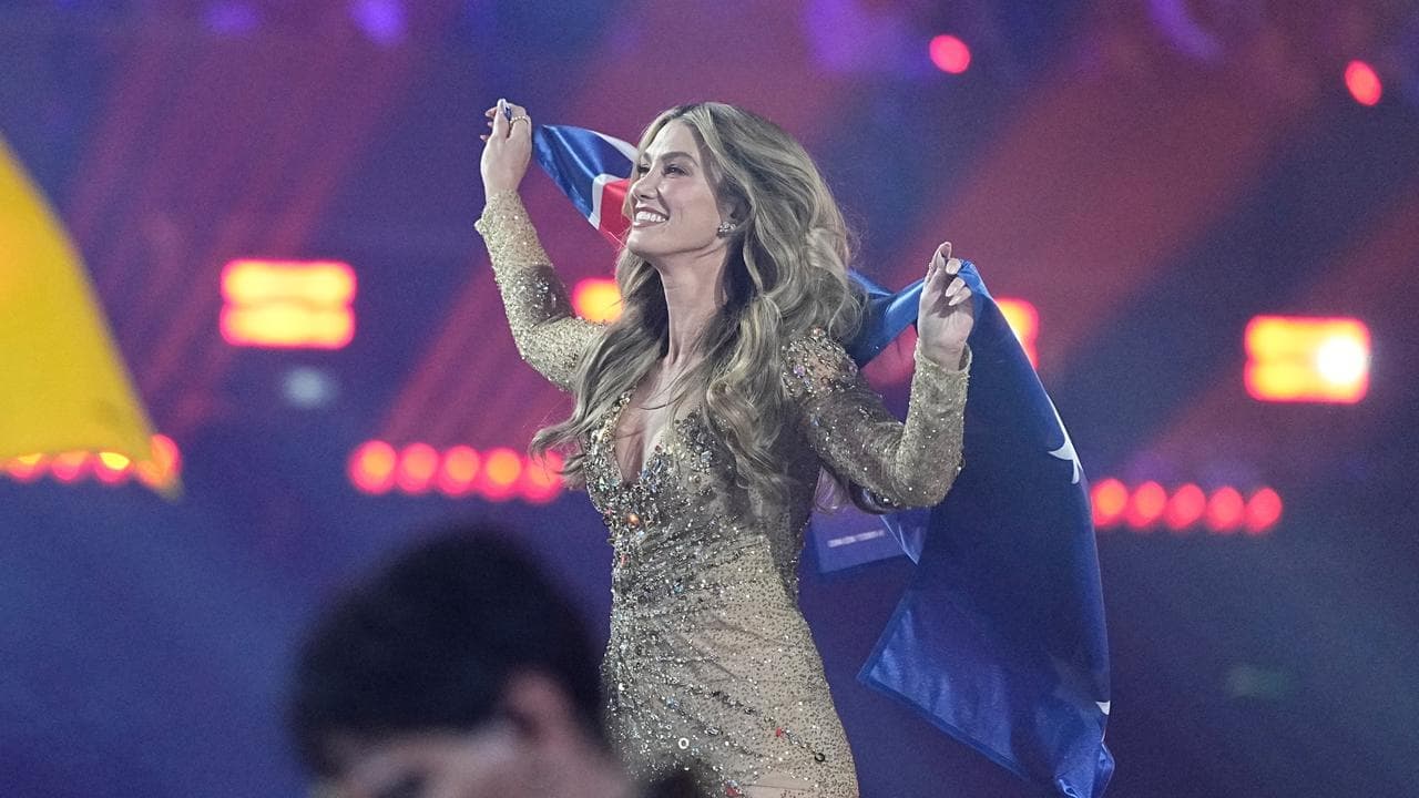 Goodrem sings for Australia in Eurovision final