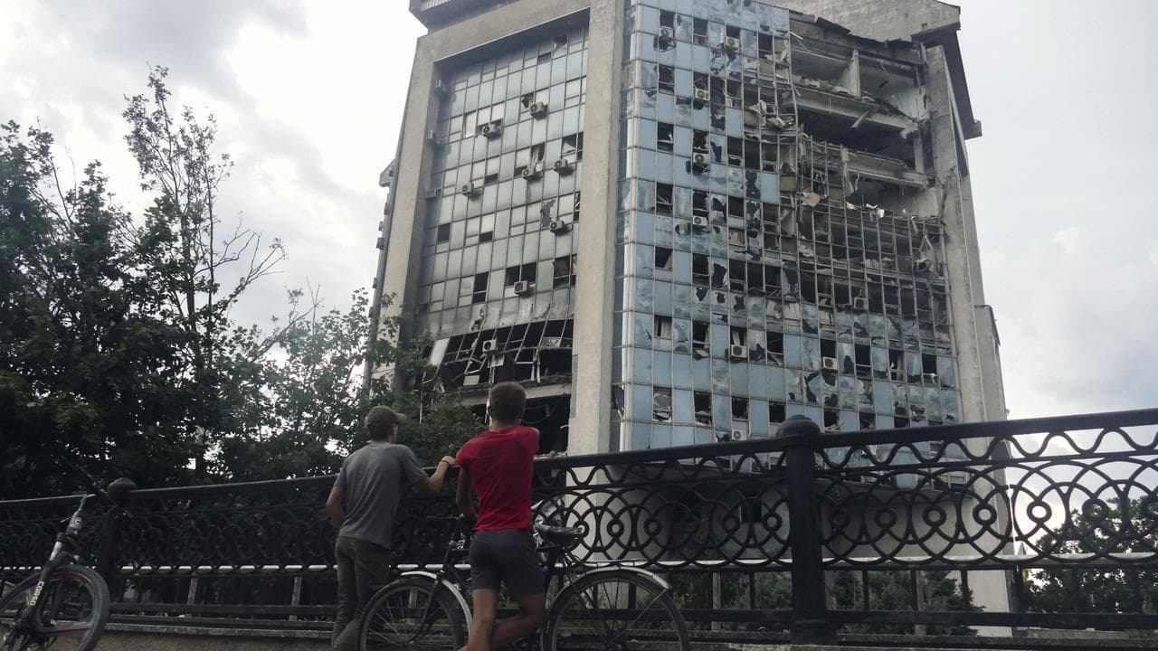 Russia attacks port city, Ukraine responds with drones