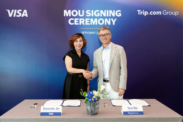 Visa and Trip.com Group Ink Strategic Collaboration, Enabling Consumers to Chase Their Passions Through Travel