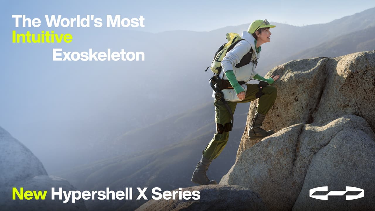 WORLD'S MOST INTUITIVE EXOSKELETON: HYPERSHELL INTRODUCES THE NEW HYPERSHELL X SERIES