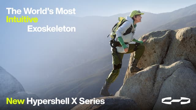 WORLD'S MOST INTUITIVE EXOSKELETON: HYPERSHELL INTRODUCES THE NEW HYPERSHELL X SERIES