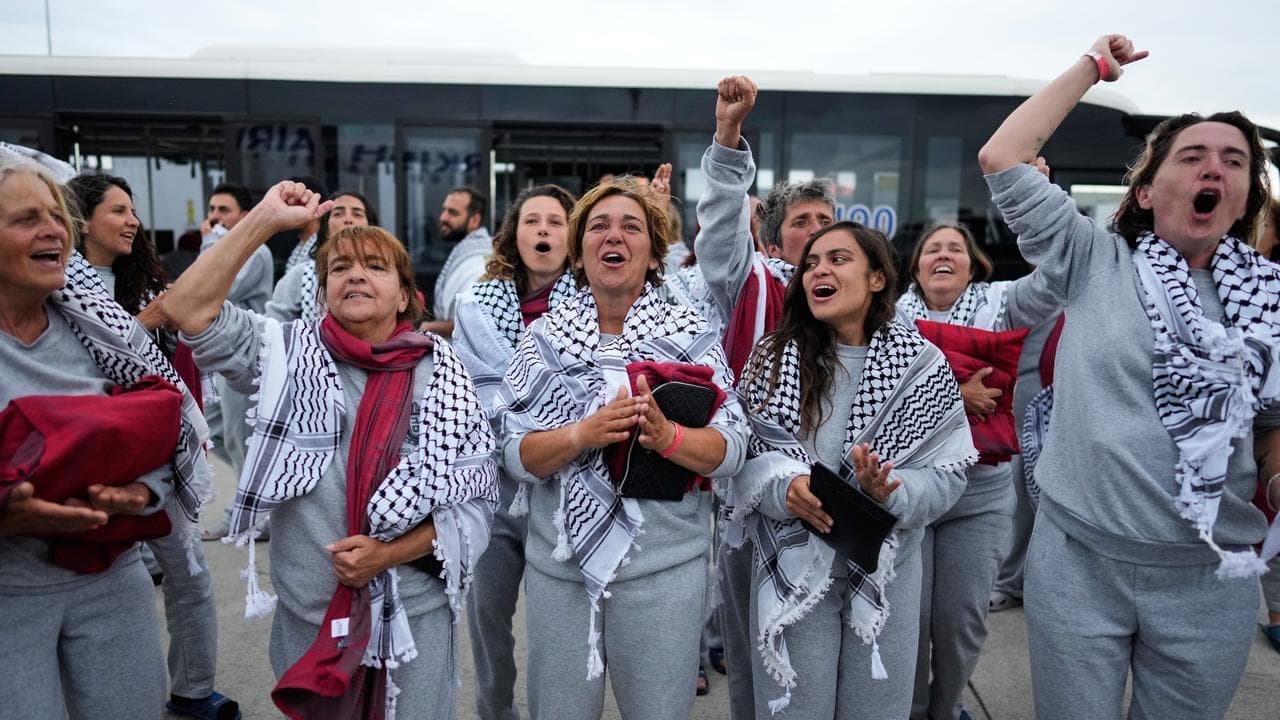 Aussie activists detained by Israel arrive in Turkey