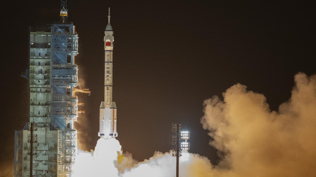 Astronauts reach China's Tiangong space station