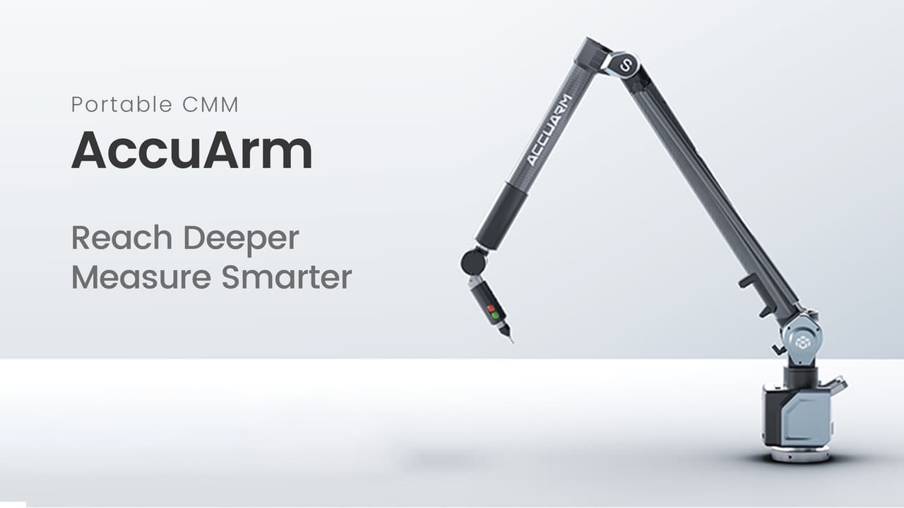 Reach Deeper, Measure Smarter: SCANOLOGY Launches AccuArm Portable CMM