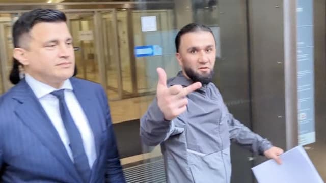 Foul-mouthed bikie denies heading anti-Semitic attack