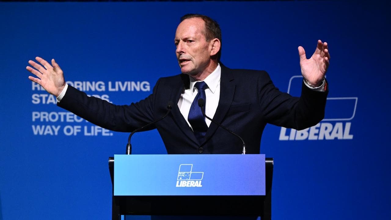 'Spiritual malaise': Tony Abbott's Liberal rallying cry