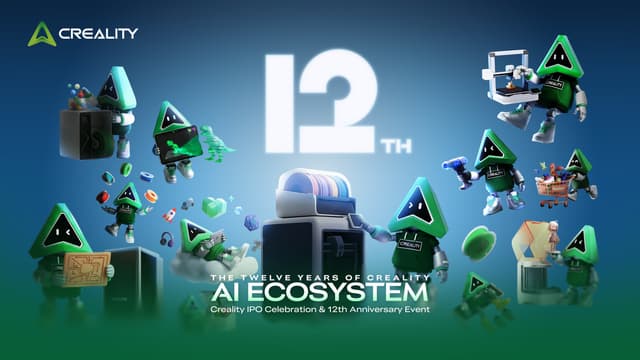 Creality Marks 12 Years with KliTek™ and AI-Powered Ecosystem Expansion