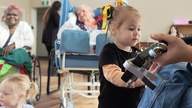 'Beautiful experience': Elders, kids share special joy