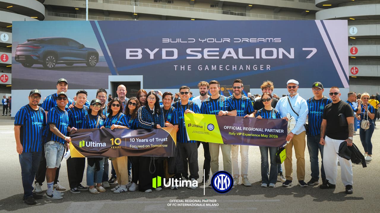 Ultima Markets Celebrates Its 10th Anniversary and Inter's Double with Exclusive VIP Tour at San Siro