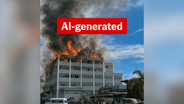 Fake fire images stoke riot fears in Solomon Islands