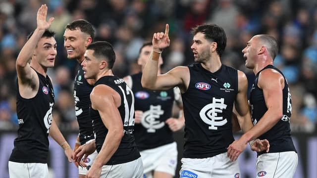 Blues overrun Bombers amid latest AFL clock furore