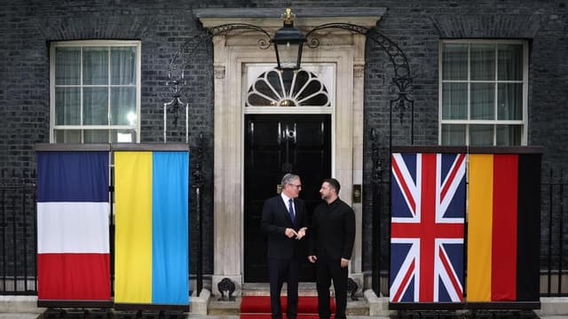 E3 leaders push ceasefire talks between Ukraine, Russia